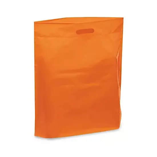 Multi-Purpose Die Cut Handle Bags for 16 x 19 x 3" Orange {2}