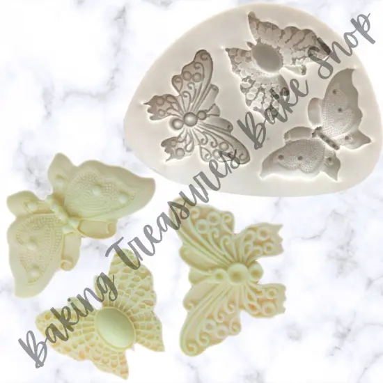 Butterfly Trio Set Silicone mold {3}