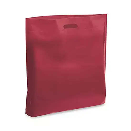 Reusable Die Cut Bags 18 x 19 x 3" for Stores Purple {4}