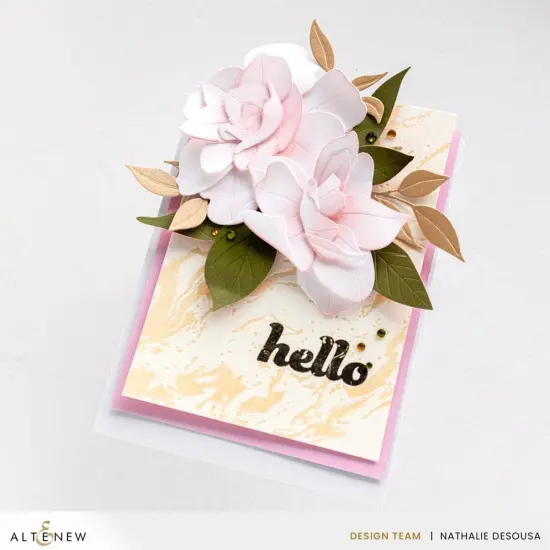 Essential Textures: Gilded Marble Press Plate/Foil Plate {2}