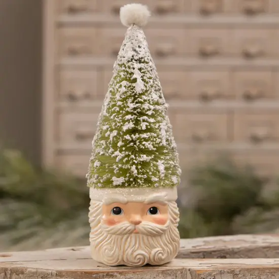 Tree Santa Pastel Green 11.5" {3}