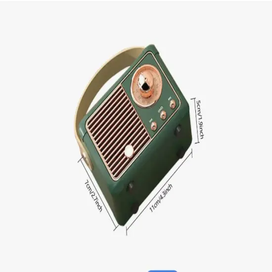 Vintage Inspired Bluetooth Radio Pink {5}