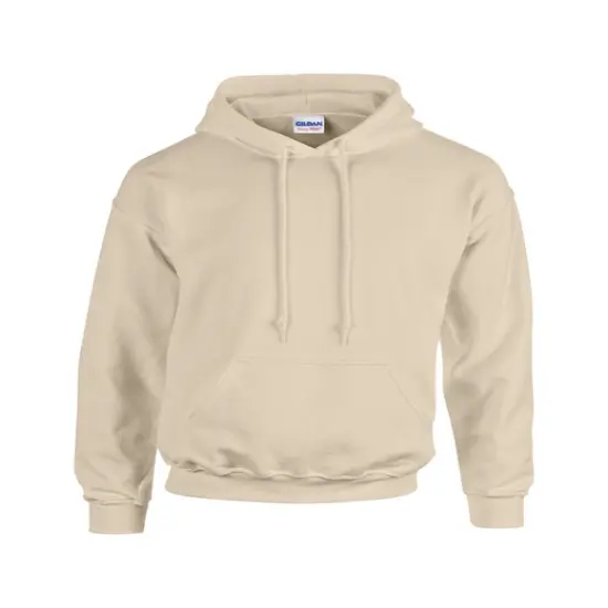 Gildan&reg; Adult Heavy Blend Hooded Long Sleeve Sweatshirt SAND {1}