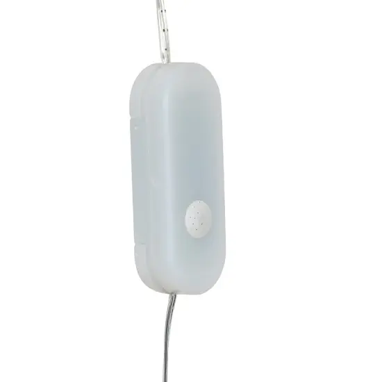 Kurt Adler 8-Foot 240-Light Fairy RGB LED Silver Wire Cluster Garland {3}