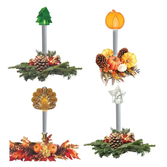 Holiday Glow&trade; Candle Topper Holiday Set {1}