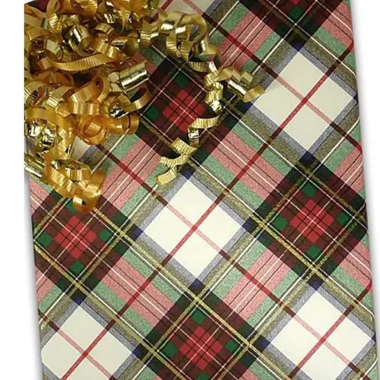 Plaid Christmas Wrapping Paper Highland Plaid 24 ''*417 ' {4}