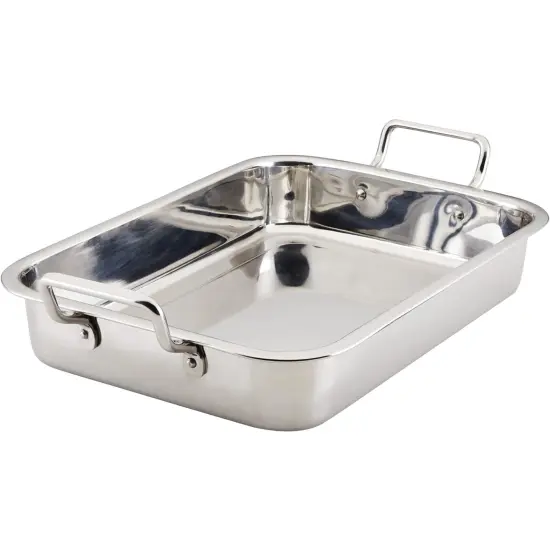 Farberware Stainless Steel Roaster with Rack &ndash; 16-Inch Durable Roasting Pan for Perfectly Cooked Meats and Vegetables {3}