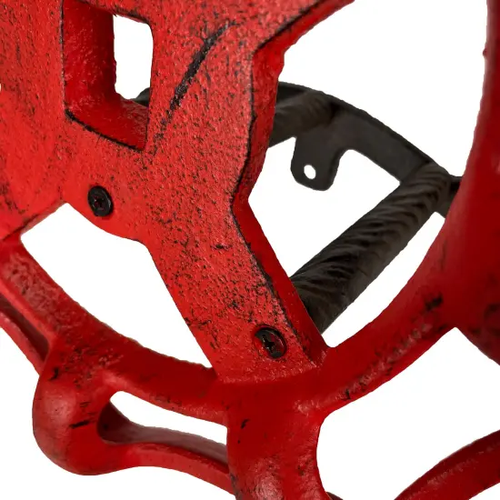 Vintage Outdoor Faucet Spigot Garden Hose Holder - Cast Iron Weather-Resistant {4}