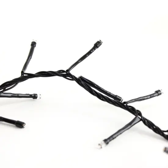 Perfect Holiday 240 LED Cluster Lights Black Wire Warm white {4}