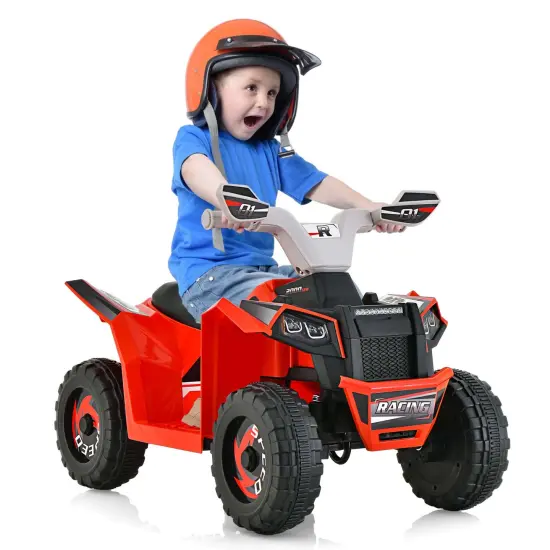 Costway Kids Ride on ATV 4 Wheeler Quad Toy Car 6V Battery Powered Motorized Toy {10}