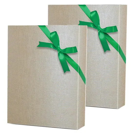 Embossed Metallic Wrapping Paper Ice in Kraft 26 ''*417 ' {4}