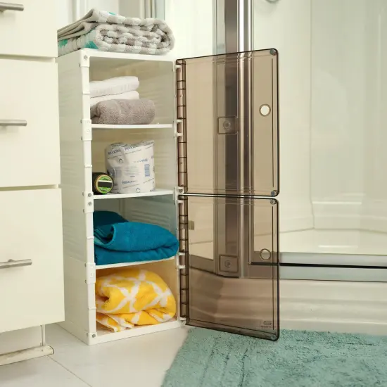 Pop-Up&trade; Shoe Shelf &mdash; Collapsible Stackable Storage Unit {6}