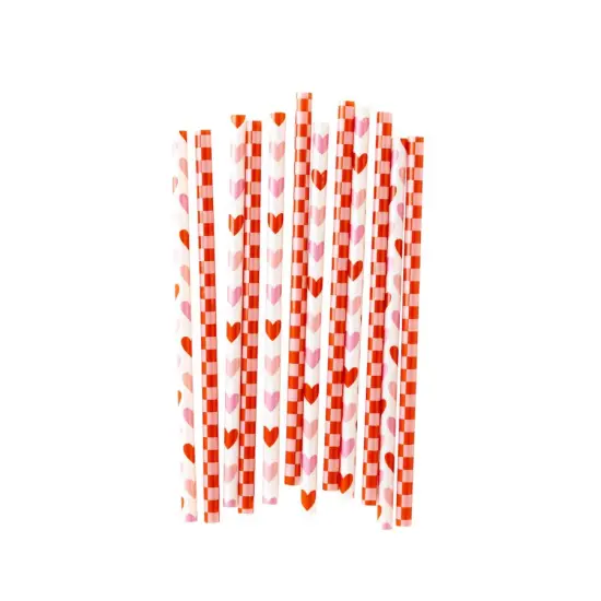 Reusable Heart Straws - Perfect for Valentine's Parties & Special Events {1}