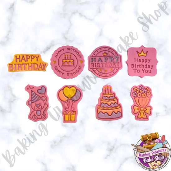 Happy Birthday Cookie Cutter and Embosser {2}