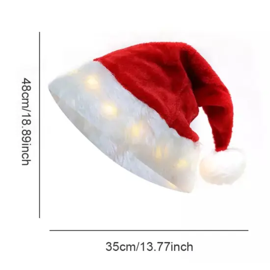 Kitcheniva LED Christmas Santa Claus Hat {4}