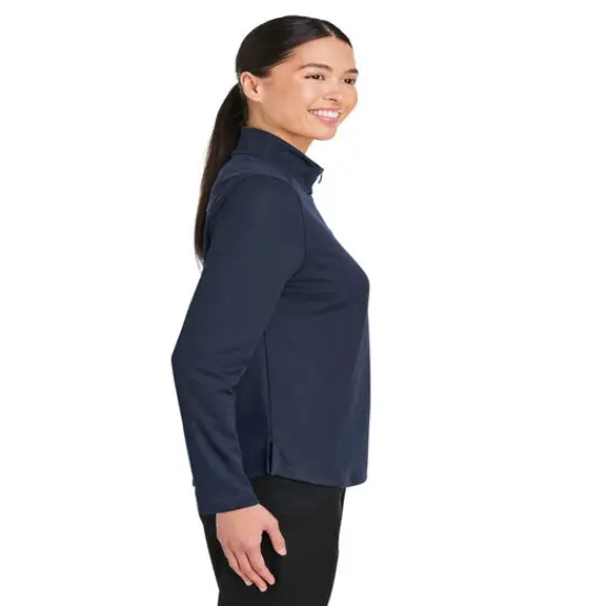 North End&reg; Ladies' Express Tech Performance Quarter-Zip CLASSIC NAVY {4}