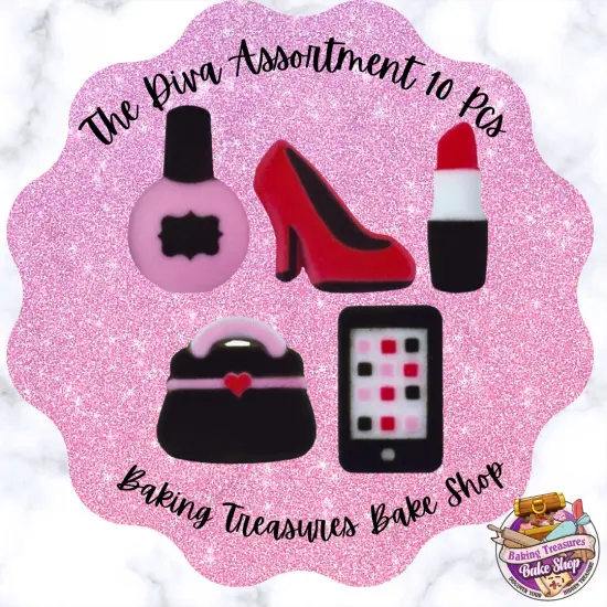 The Diva Assortment Dec-Ons 10 Pcs {2}