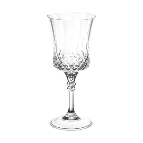 Crystal Cut Plastic Wine Goblets - 11 oz. (48 Goblets) {1}