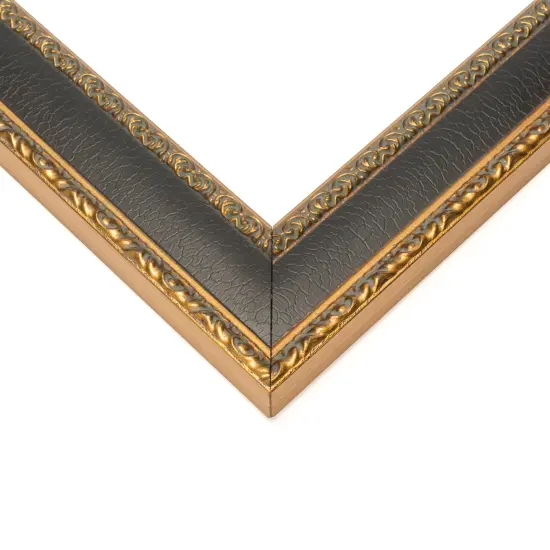 Ornate Brown Picture Frame - UV Acrylic, Backing Board, Hanging Hardware Included {3}