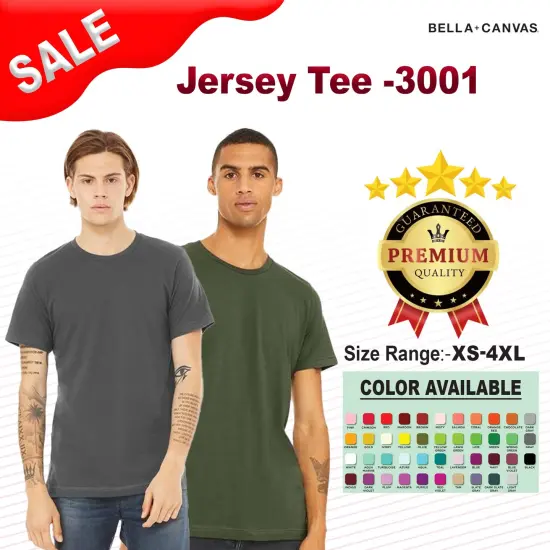 BELLA + CANVAS&reg; Jersey Crewneck Short Sleeve Tee Military green {2}