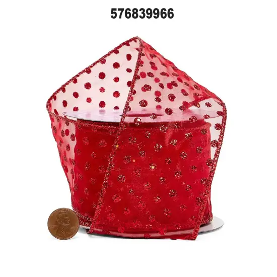 Clearance Merry Christmas Ribbon 2 1/2" x 10 yd Red {3}