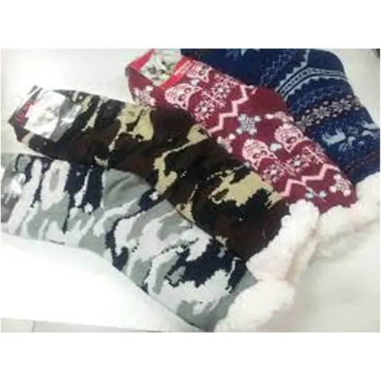 Snuggly Slipper Socks for Cozy Indoor Comfort 1 Pair Assorted {3}