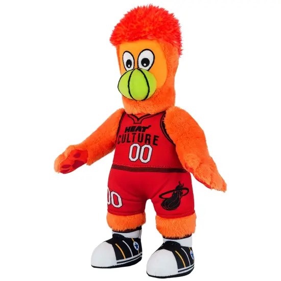 Bleacher Creatures Miami Heat Burnie 10" Plush Figure (Heat Culture City Edition Uniform) {3}