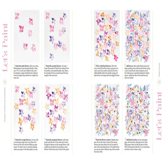 Modern Watercolor Workshop: Learn to Paint Geometric Shapes, Floral Designs & Other Repeat Patterns - A Calm & Creative Approach {4}