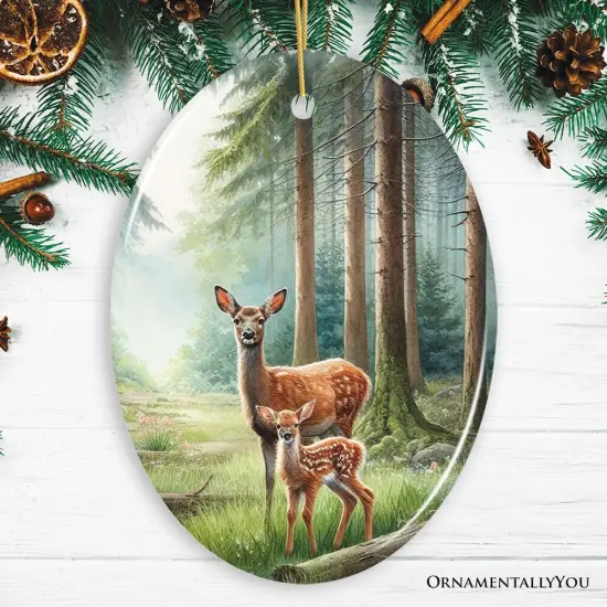 Bambi's Magical Forest Ornament, A Christmas Tribute to Woodland Friends {1}