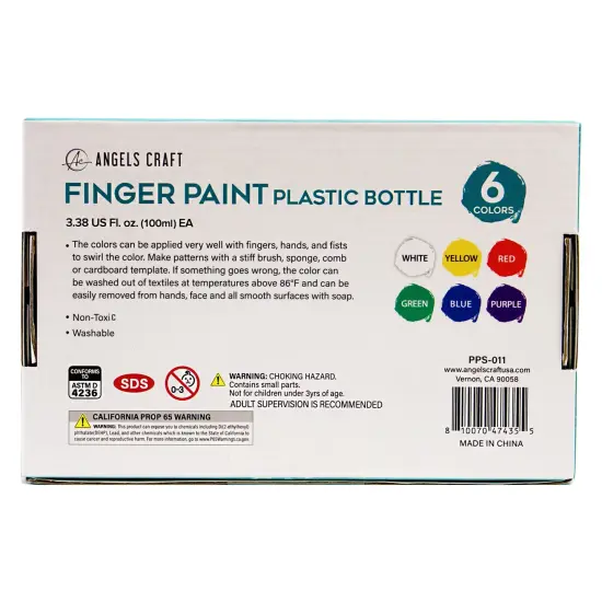 Angels Craft 6-Piece Finger Paint Set {2}