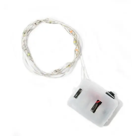 10 LED Fairy Light Multi with Mini Battery {3}