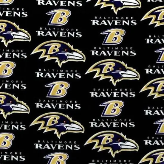 Licensed NFL Baltimore Ravens Cotton 6041-D Fabric by the Yard {1}