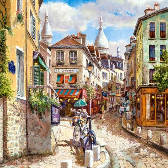 3000 Piece Jigsaw Puzzle, Montmartre Sacre Coeur, Puzzle of France, Paris, Adult Puzzles, Castorland C-300518-2 {2}