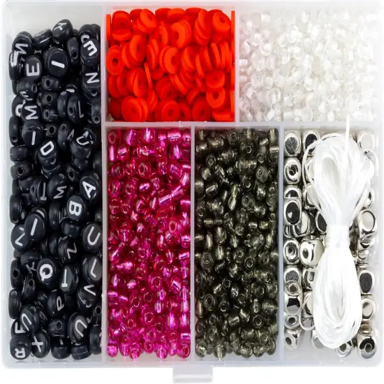 CousinDIY Mosaic Bracelet Kit-Ruby Red {1}