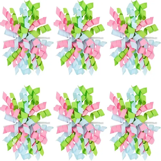 Easter Curly Bows - 4" Self-Adhesive Grosgrain Ribbon {1}