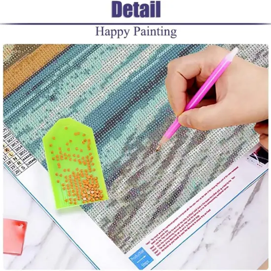 Landscape Diamond Painting Kits for Adults Diamond Art DIY Art Painting Wall Decoration for Gifts,DIY Painting for Adults' Paint-by-Number Kits Mosaic Making {4}