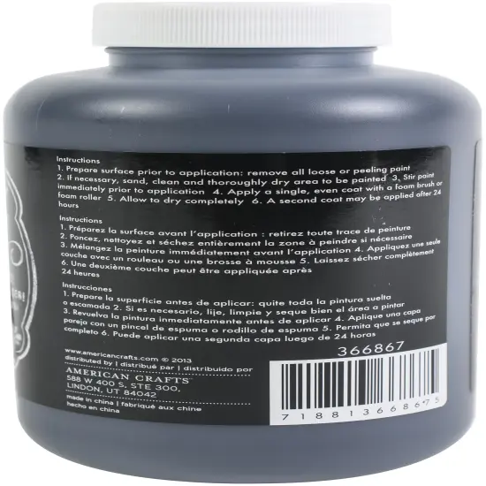 DIY Shop Chalkboard Paint 16.2oz-Black {3}