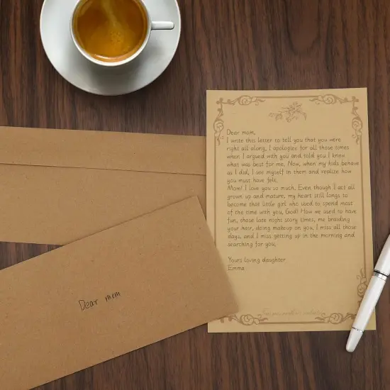 100 Pack #10 Business Envelopes 4-1/8 x 9-1/2 in Mailing Kraft Envelopes for Office, Business Letterhead, Invoices, letters, Secure Mailing, Unique Invitations & Announcements - 100% Recycled {3}