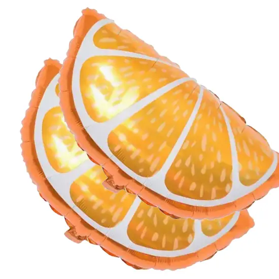 LA Balloons&reg; 23 Inch Orange Slice Foil Balloon {2}