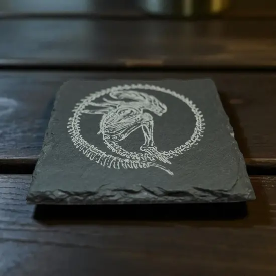 Coaster - Slate - Alien Fossil - SET OF 2 {3}