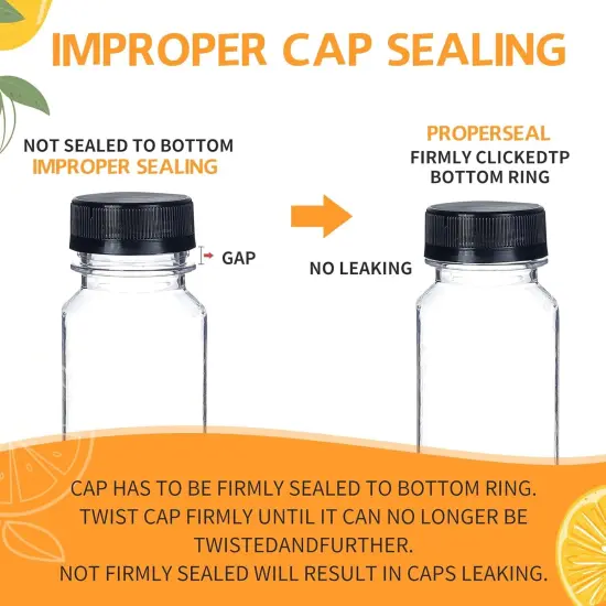 35pcs 10oz Empty Plastic Juice Bottles with Caps {3}