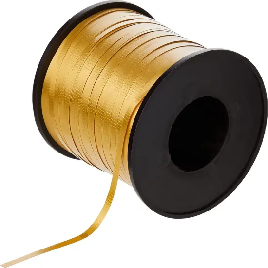 Gold Curling Ribbon - 500 Yards {1}
