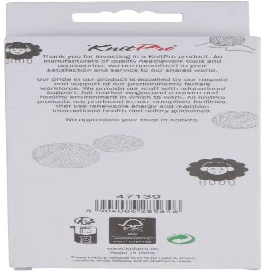 KnitPro-Zing Fixed Circular Needles 32"-Size 17/12mm {4}