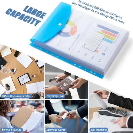 12 Pack Expandable Folders Envelopes {4}