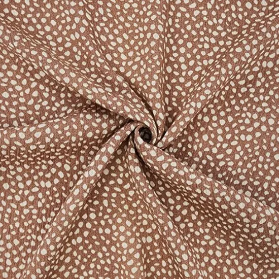 1 Yard Taupe & Beige Rayon Crinkle Fabric Ideal for Dresses, Blouses & Lightweight Apparel 50/52&rdquo; Width Taupe/Beige {2}