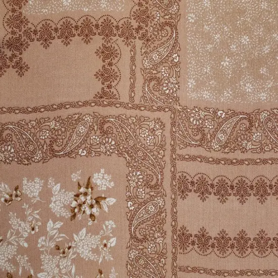 1 Yard Sandstone Rayon Crinkle Fabric Lightweight Soft Material for Elegant Dresses Comfortable Blouses and Casual Skirts 50/52 Inch Width {2}