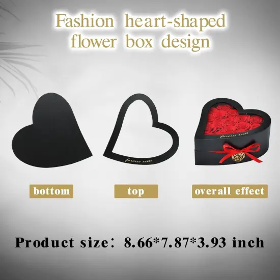 16 Preserved Roses in a Box (Red) {2}