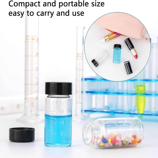 18 Pack 20ml Glass Sample Vial Bottles {4}