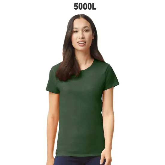 Gildan&reg; Heavy Cotton Women's Short Sleeve Crewneck T-Shirt Royal {4}