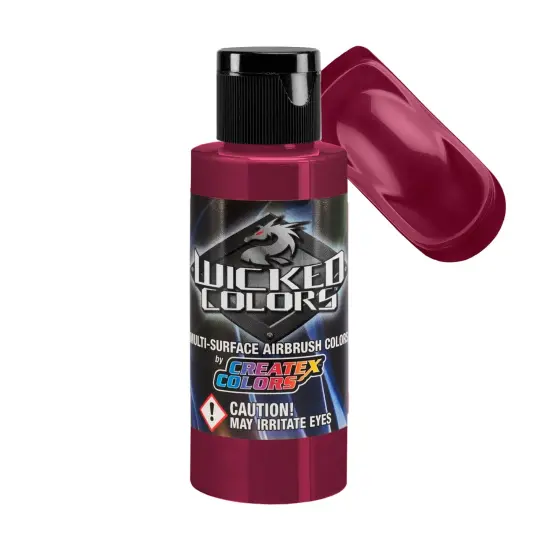 Magenta - Wicked Detail Semi Opaque Colors Airbrush Paint, Matte Finish, 2 oz. {1}